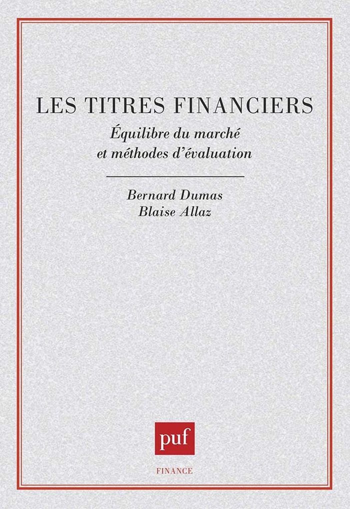Couverture du livre « LES TITRES FINANCIERS » de Allaz/dumas, librairie Les Contes Infusés à Corte