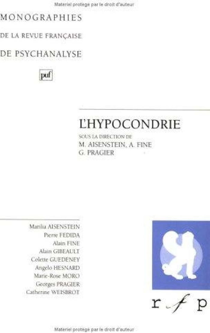 Couverture du livre « L'HYPOCONDRIE » de Marilia Aisenstein, librairie Les Contes Infusés à Corte