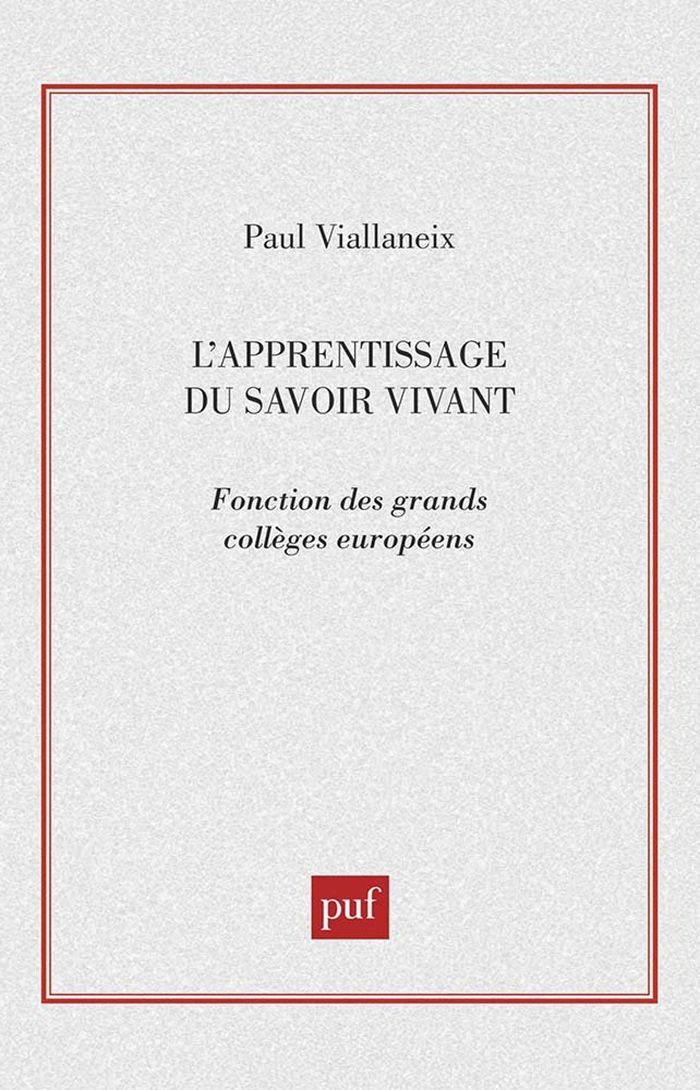 Couverture du livre « L'APPRENTISSAGE DU SAVOIR VIVANT » de Xxx, librairie Les Contes Infusés à Corte