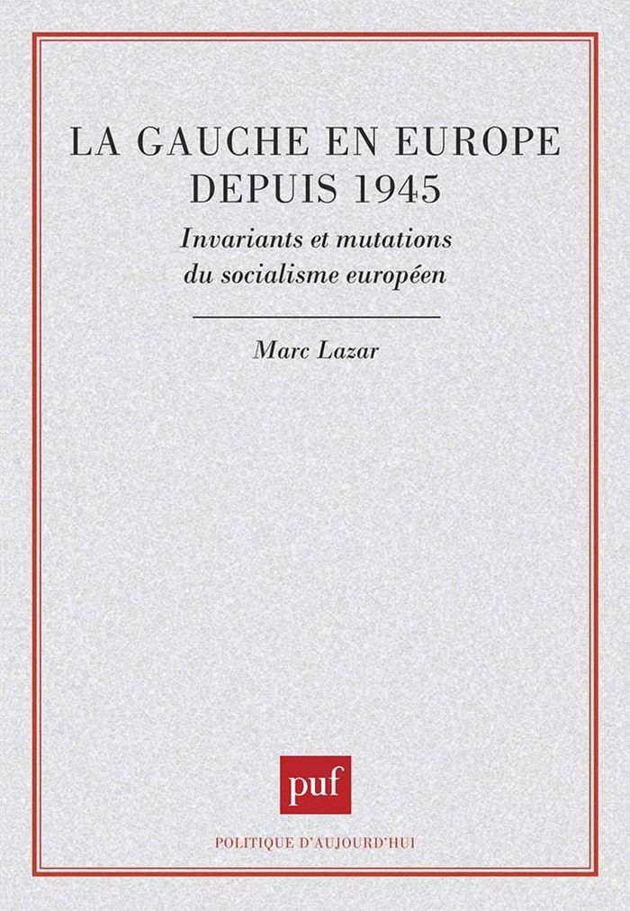 Couverture du livre « LA GAUCHE EN EUROPE DEPUIS 1945 » de Bergounioux/grunberg, librairie Les Contes Infusés à Corte