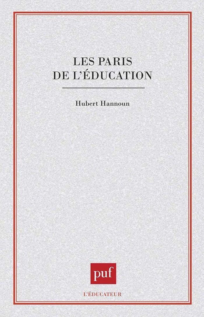 Couverture du livre « LES PARIS DE L'EDUCATION », librairie Les Contes Infusés à Corte