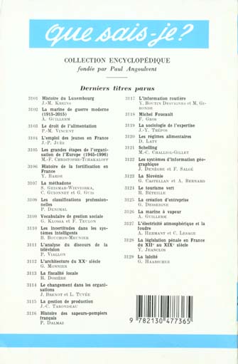Quatrième de couverture de « LE RECRUTEMENT »