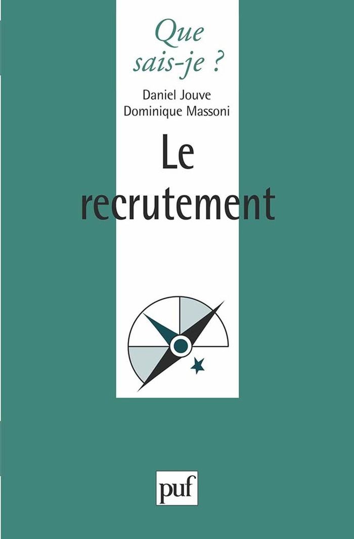 Couverture du livre « LE RECRUTEMENT » de Jouve/massoni, librairie Les Contes Infusés à Corte