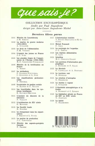 Quatrième de couverture de « LE SCOUTISME »