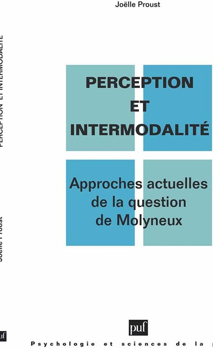 Couverture du livre « PERCEPTION ET INTERMODALITE » de Joelle Proust, librairie Les Contes Infusés à Corte