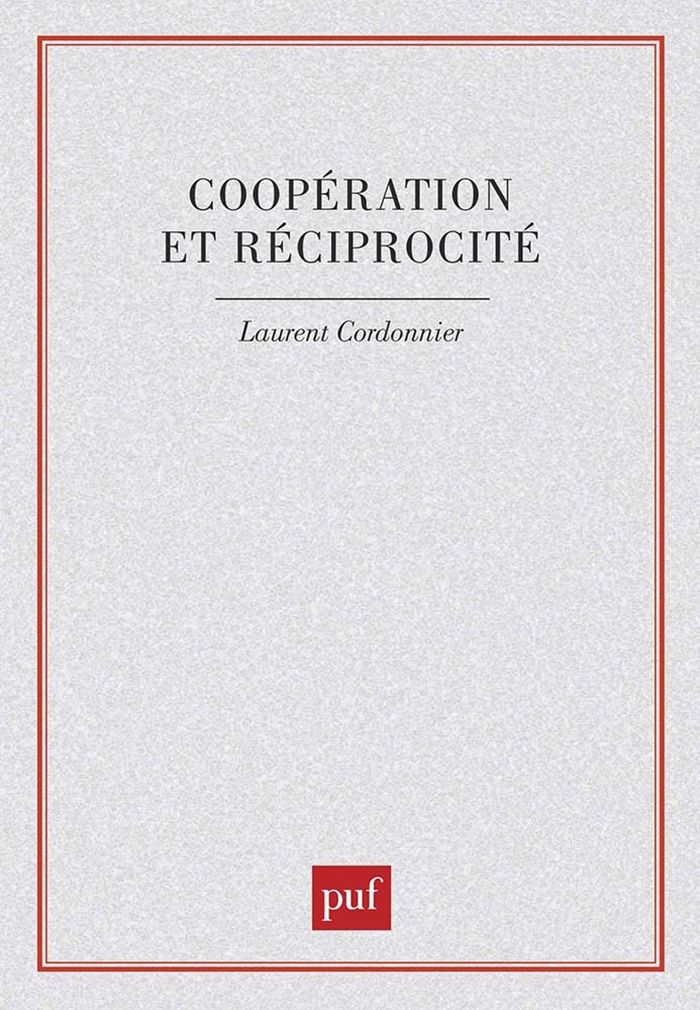Couverture du livre « COOPERATION ET RECIPROCITE », librairie Les Contes Infusés à Corte