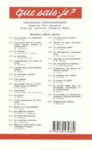 Quatrième de couverture de « LA PENSEE JAPONAISE »