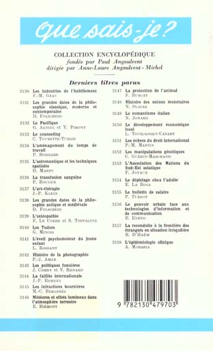 Quatrième de couverture de « LES TERRITOIRES DE L'ETAT »