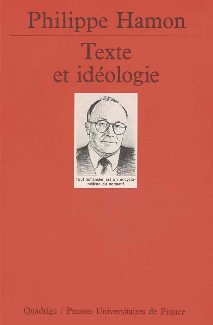 Couverture du livre « TEXTE ET IDEOLOGIE » de Philippe Hamon, librairie Les Contes Infusés à Corte