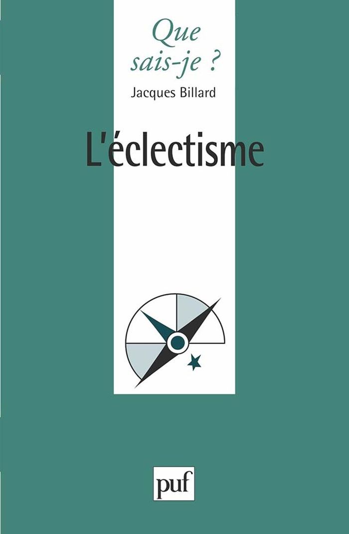 Couverture du livre « L'ECLECTISME » de Jacques Billard, librairie Les Contes Infusés à Corte