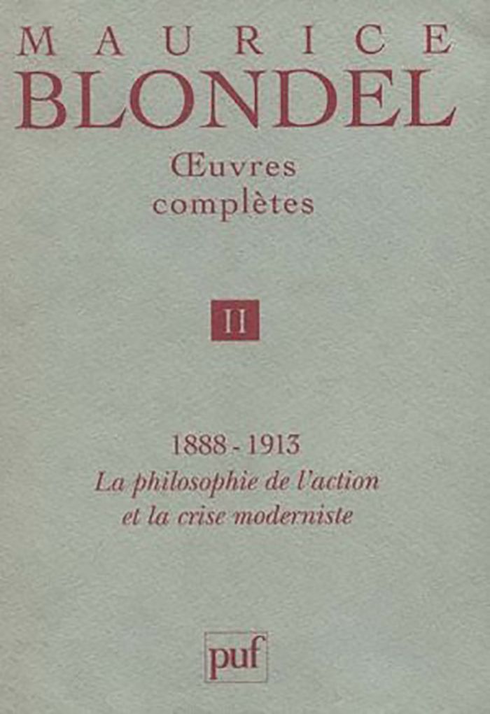 Couverture du livre « OEUVRES COMPLETES. TOME 2 » de Maurice Blondel, librairie Les Contes Infusés à Corte