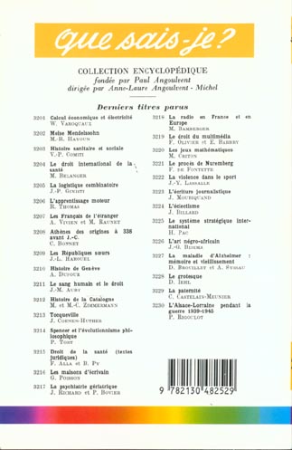 Quatrième de couverture de « LA POSTE »