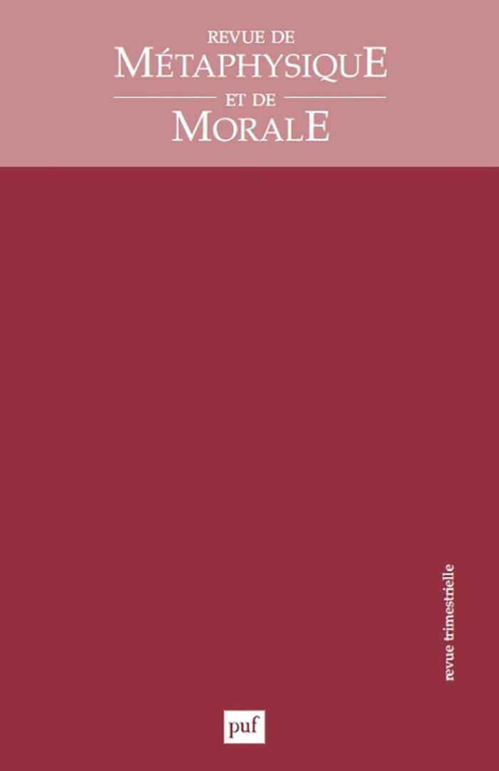 Couverture du livre « RMM 1997, N  3 - PHILOSOPHIES FRANCAISES » de Xxx, librairie Les Contes Infusés à Corte