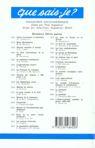 Quatrième de couverture de « LE SERVICE NATIONAL »
