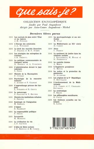 Quatrième de couverture de « LA DEFENSE INTERNATIONALE DES DROITS DE L'HOMME »