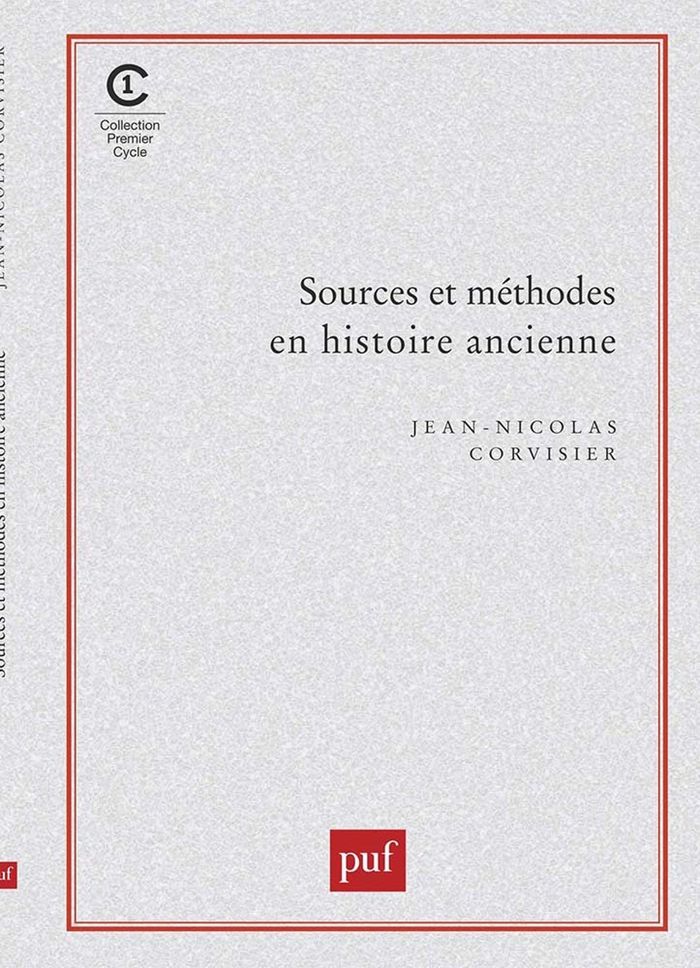 Couverture du livre « SOURCES ET METHODES EN HISTOIRE ANCIENNE » de J-N. Corvisier, librairie Les Contes Infusés à Corte