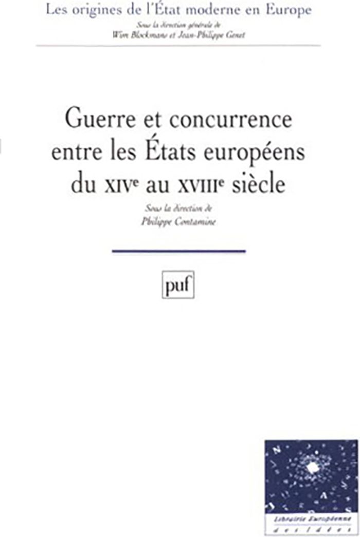 Couverture du livre « GUERRE ET CONCURRENCE ENTRE LES ETATS EUROPEENS DU XIVE SIECLE », librairie Les Contes Infusés à Corte