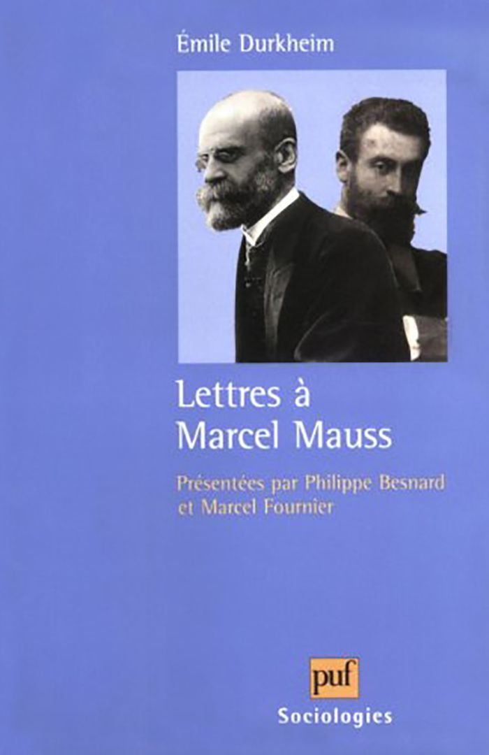 Couverture du livre « LETTRES A MARCEL MAUSS » de Emile Durkheim, librairie Les Contes Infusés à Corte