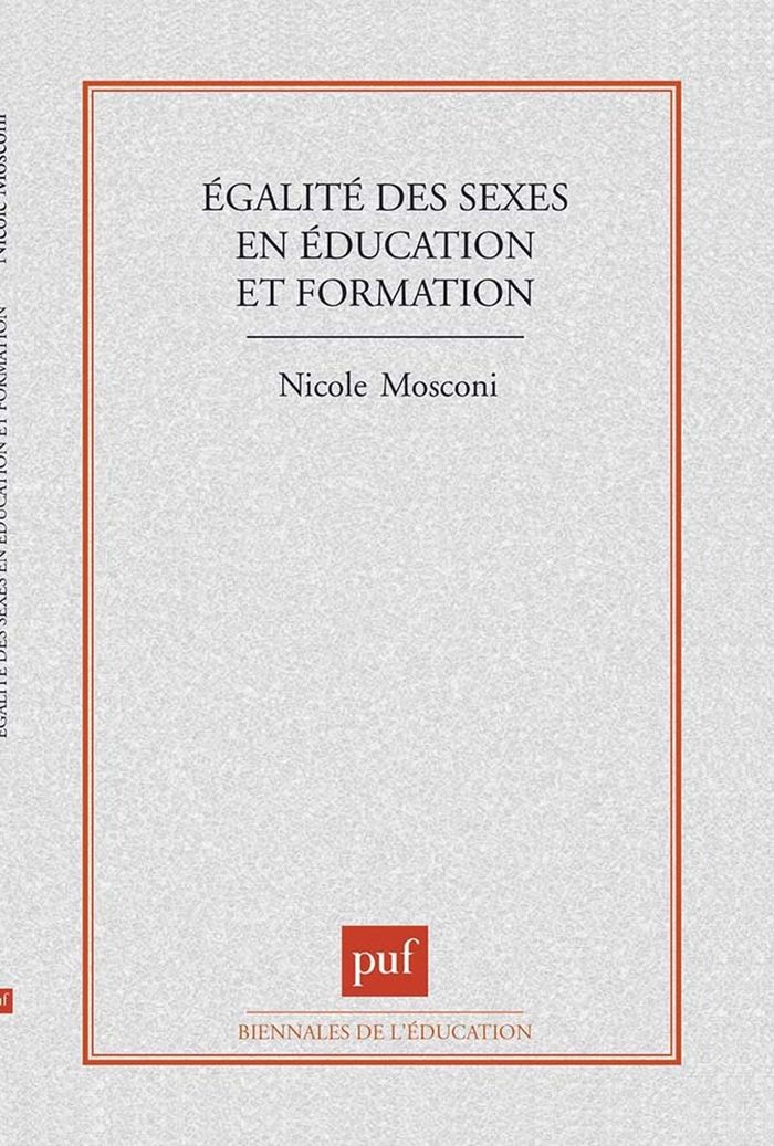Couverture du livre « EGALITE DES SEXES EN EDUCATION ET FORMATION », librairie Les Contes Infusés à Corte