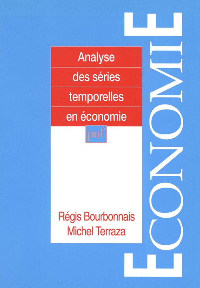 Couverture du livre « ANALYSE DES SERIES TEMPORELLES EN ECONOMIE » de Bourbonnais/terraza, librairie Les Contes Infusés à Corte