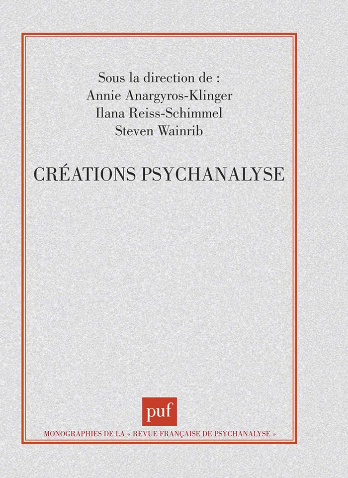 Couverture du livre « CREATIONS, PSYCHANALYSE » de Steven Wainrib, librairie Les Contes Infusés à Corte