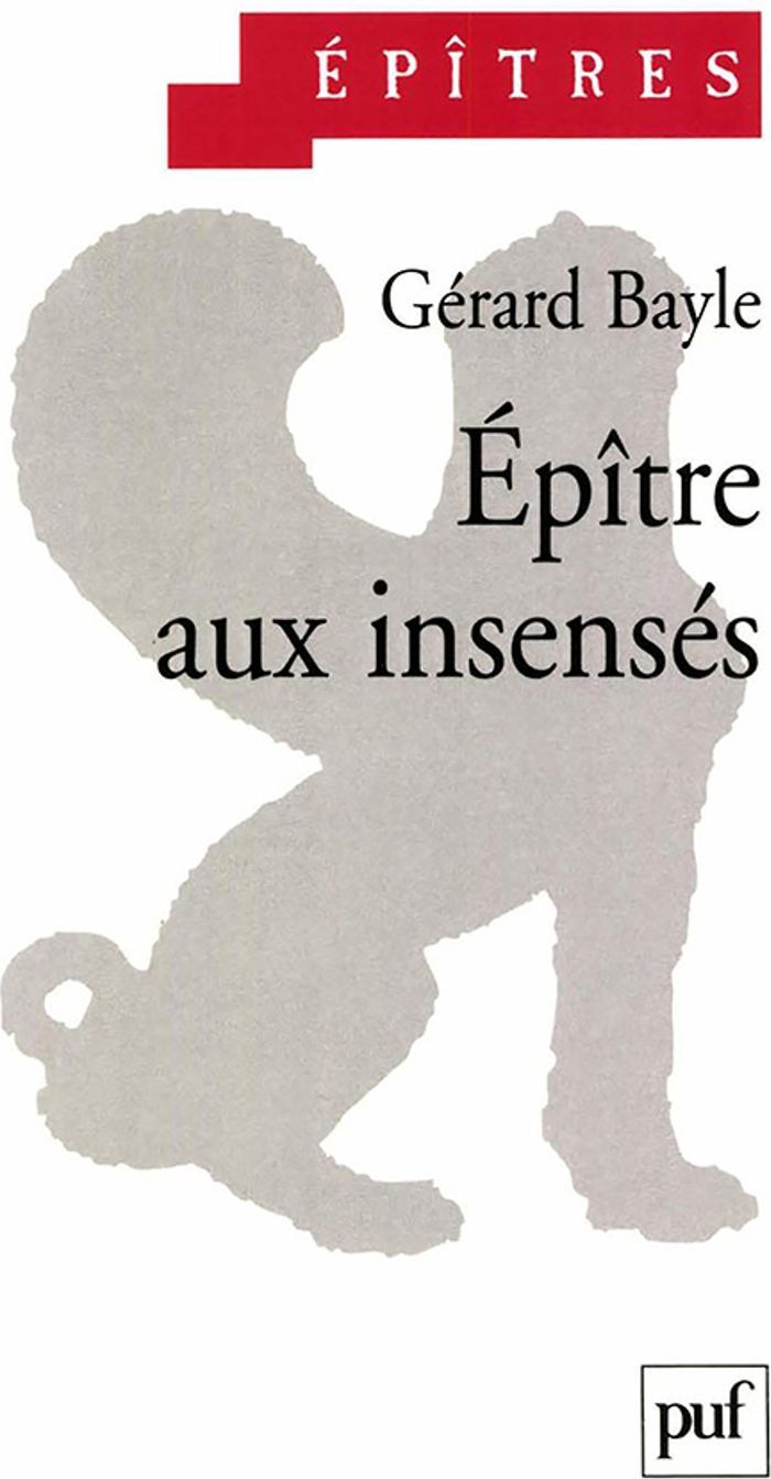 Couverture du livre « EPITRES AUX INSENSES » de Gerard Bayle, librairie Les Contes Infusés à Corte