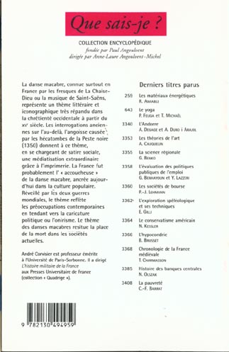 Quatrième de couverture de « LES DANSES MACABRES »