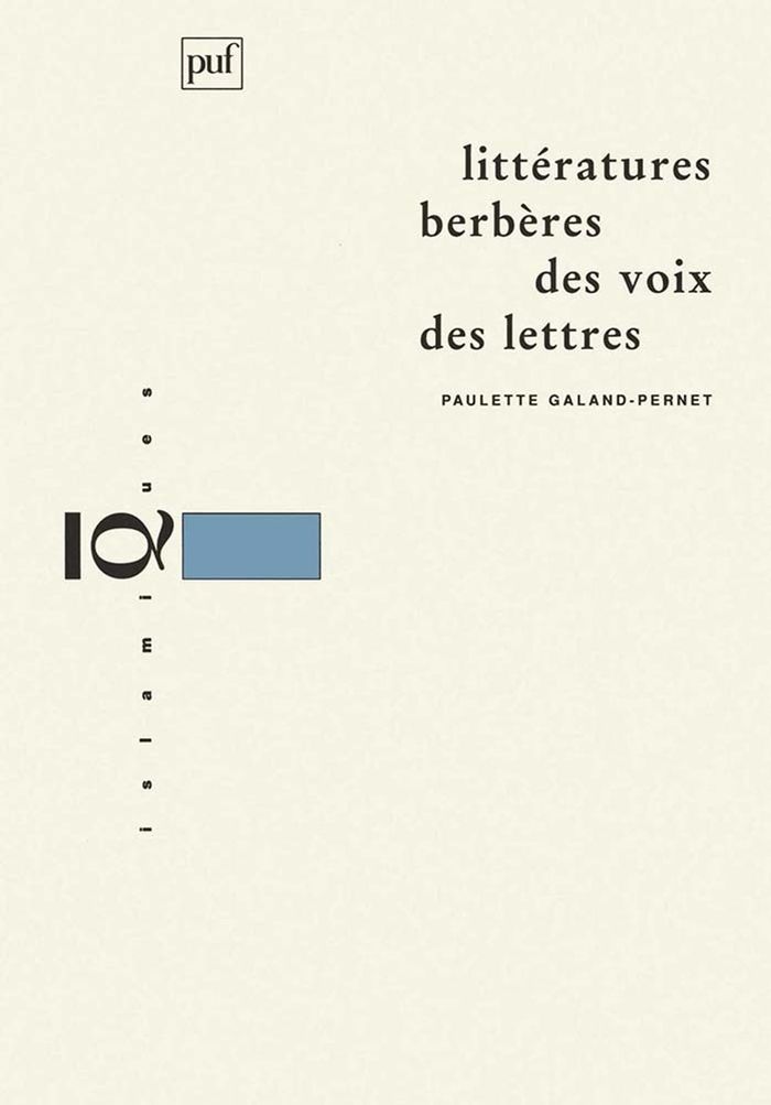 Couverture du livre « LITTERATURES BERBERES, DES VOIX, DES LETTRES », librairie Les Contes Infusés à Corte