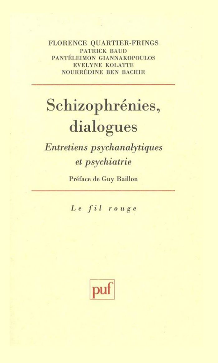 Couverture du livre « SCHIZOPHRENIES, DIALOGUES » de Collectif, librairie Les Contes Infusés à Corte