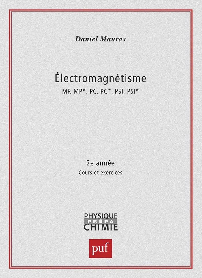 Couverture du livre « ELECTROMAGNETISME » de Daniel Mauras, librairie Les Contes Infusés à Corte