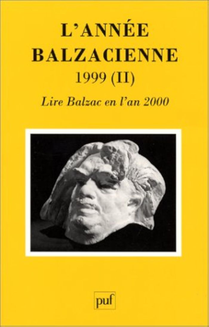 Couverture du livre « ANNEE BALZACIENNE 1999, N  20 (2) - LIRE BALZAC EN L'AN 2000 (2) » de Xxx, librairie Les Contes Infusés à Corte