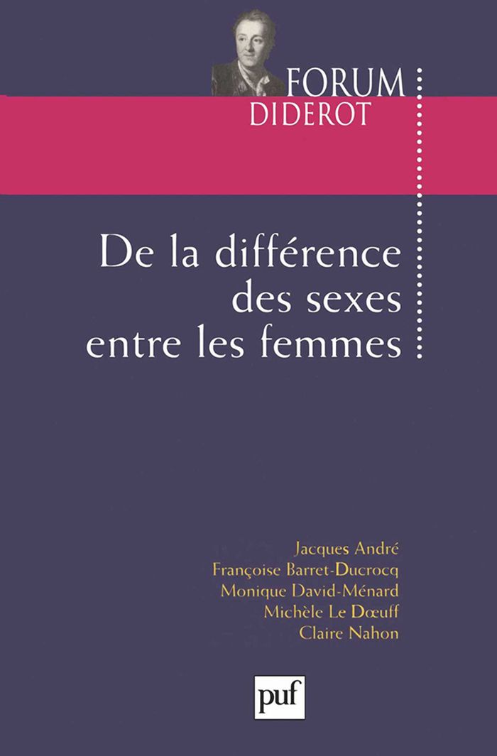 Couverture du livre « DE LA DIFFERENCE DES SEXES ENTRE LES FEMMES » de Pierre Fedida, librairie Les Contes Infusés à Corte
