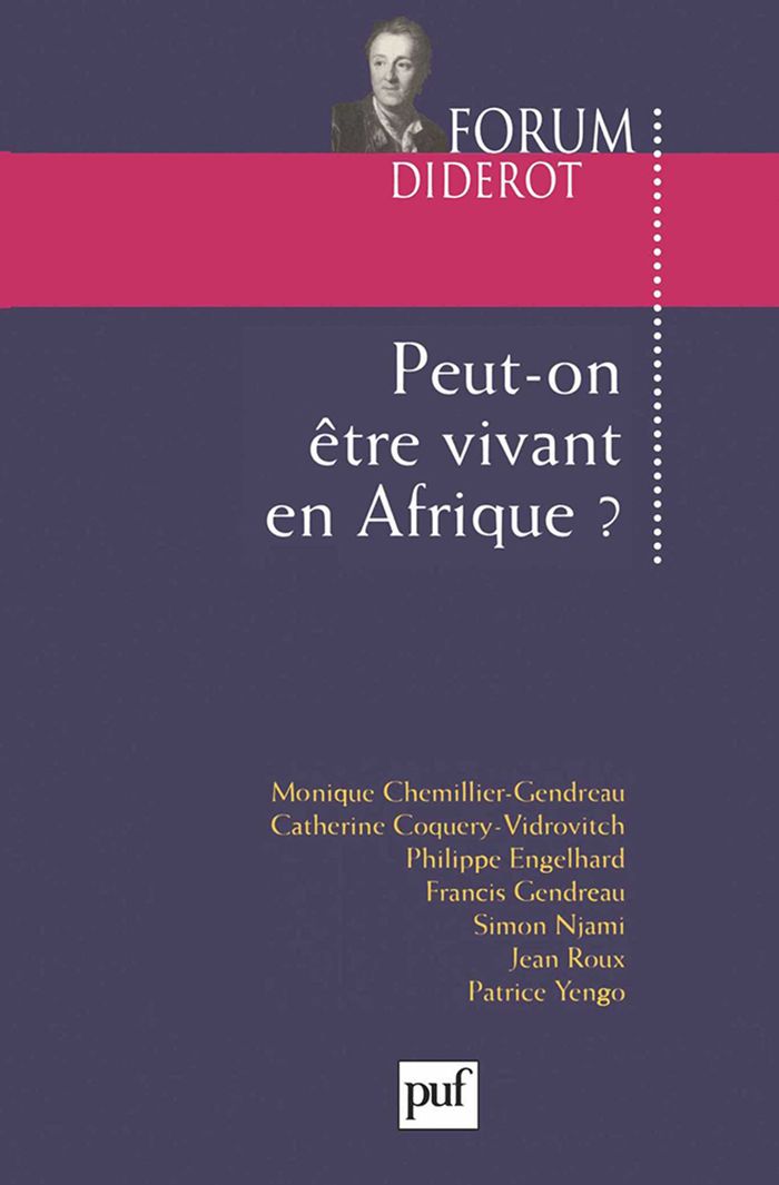 Couverture du livre « PEUT-ON ETRE VIVANT EN AFRIQUE ? » de Pierre Fedida, librairie Les Contes Infusés à Corte
