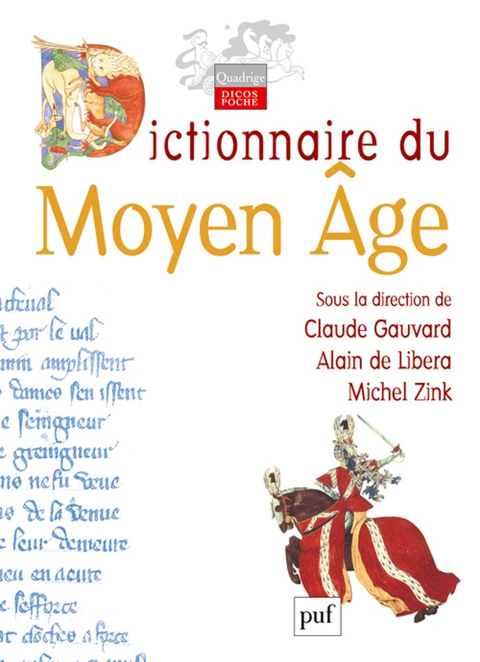Couverture du livre « DICTIONNAIRE DU MOYEN AGE » de Michel Zink, librairie Les Contes Infusés à Corte