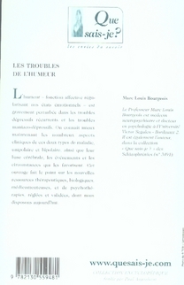 Quatrième de couverture de « LES TROUBLES DE L'HUMEUR »