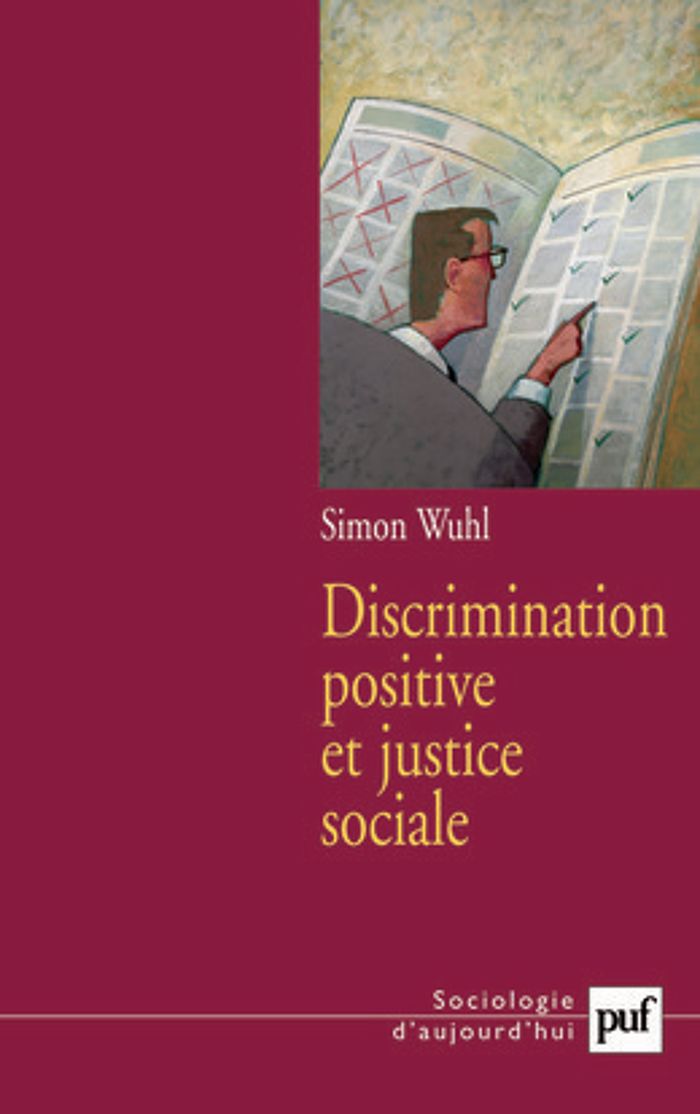Couverture du livre « DISCRIMINATION POSITIVE ET JUSTICE SOCIALE » de Simon Wuhl, librairie Les Contes Infusés à Corte