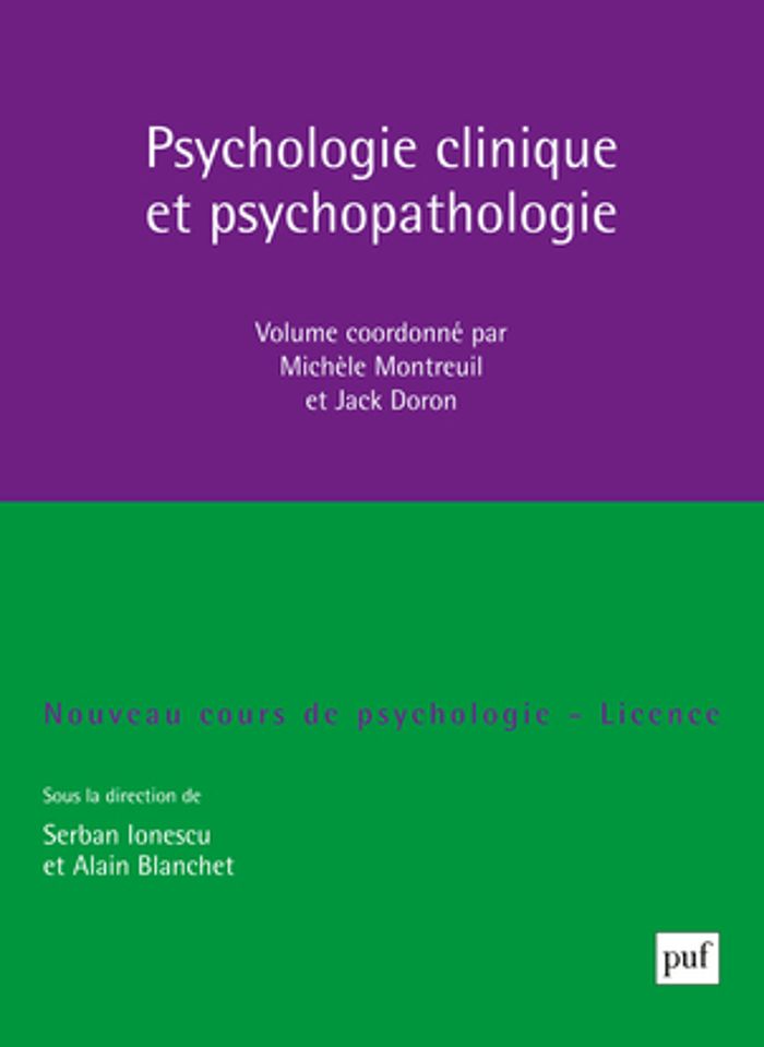 Couverture du livre « PSYCHOLOGIE CLINIQUE ET PSYCHOPATHOLOGIE » de Jack Doron, librairie Les Contes Infusés à Corte