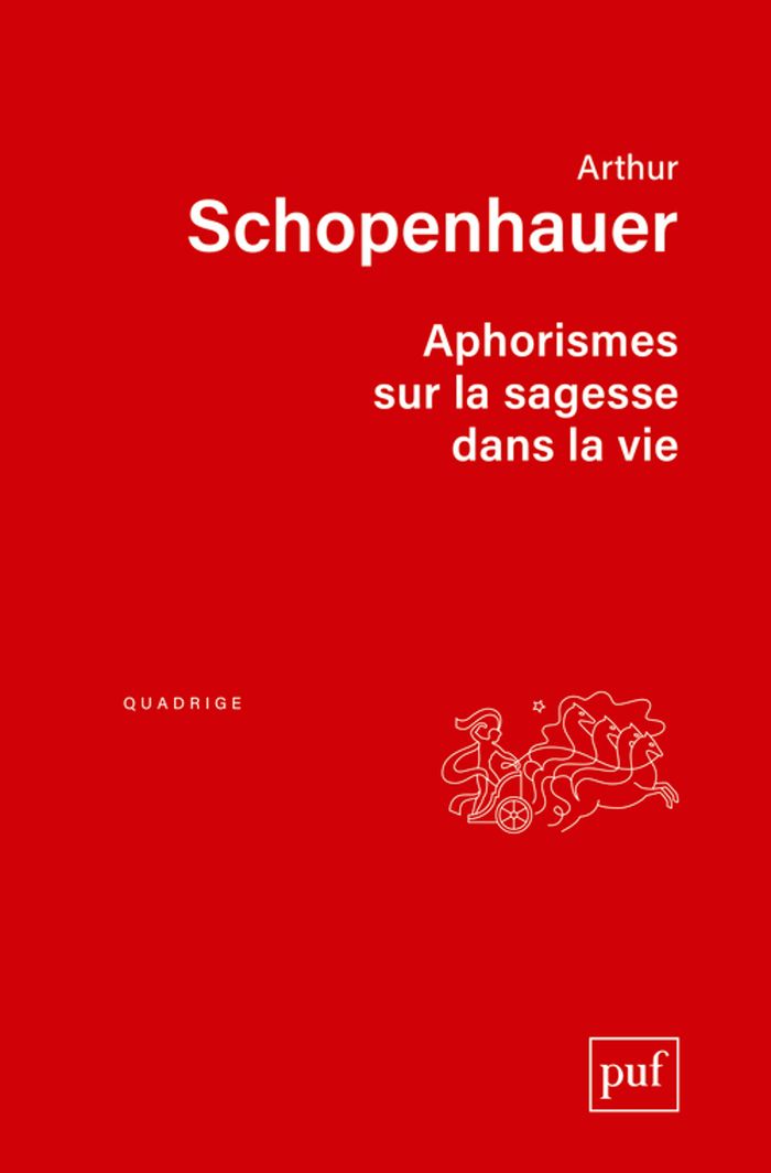 Couverture du livre « Aphorismes sur la sagesse dans la vie » de Arthur Schopenhauer, librairie Les Contes Infusés à Corte
