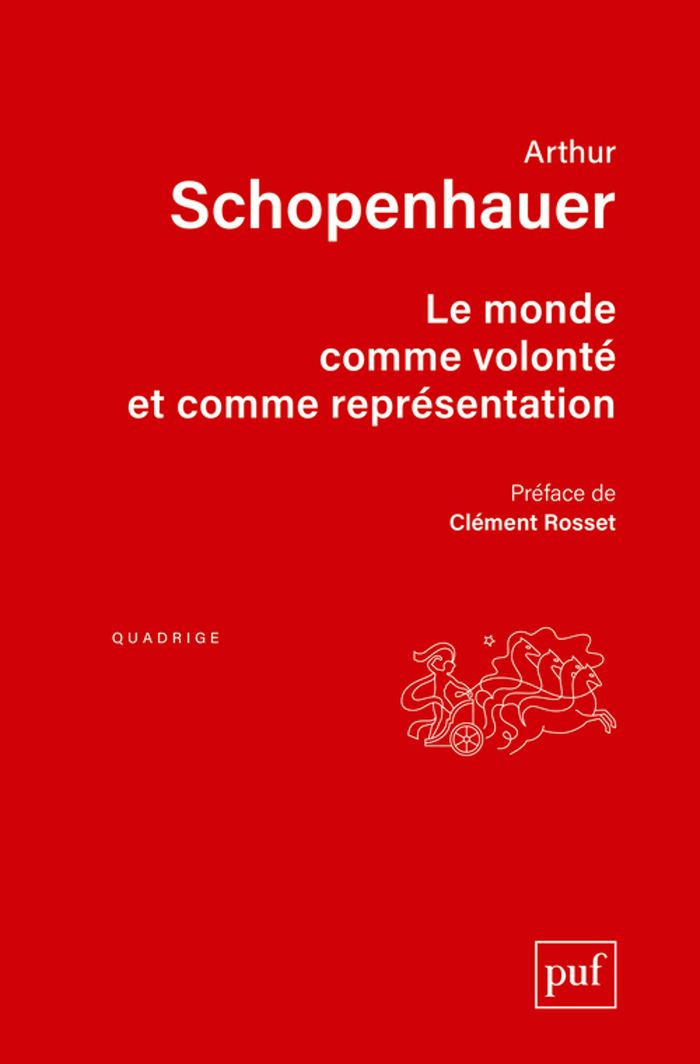 Couverture du livre « Le monde comme volonté et comme représentation », librairie Les Contes Infusés à Corte