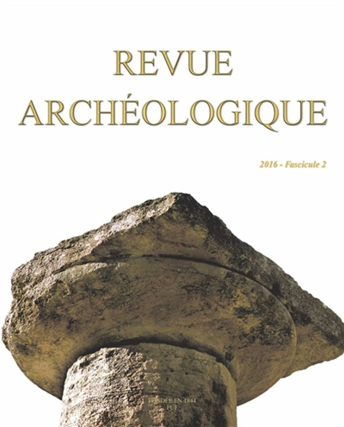 Couverture du livre « REVUE ARCHEOLOGIQUE 2016, N 2 » de Xxx, librairie Les Contes Infusés à Corte