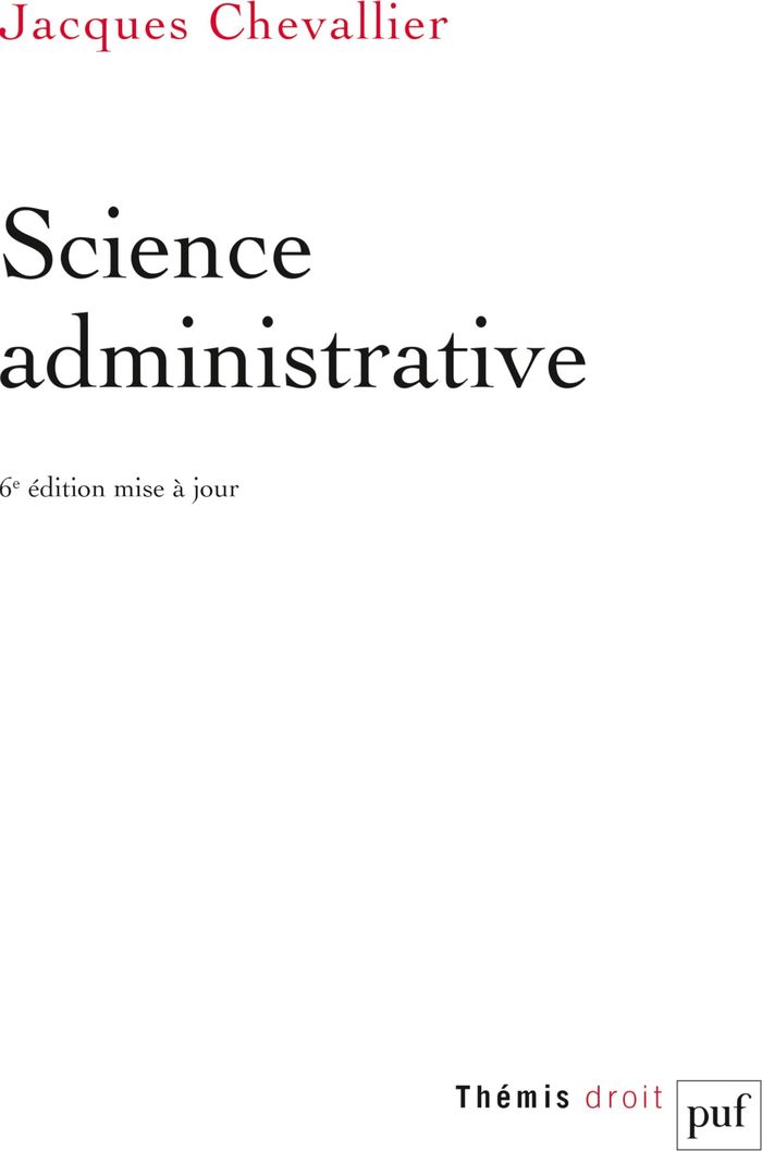 Couverture du livre « SCIENCE ADMINISTRATIVE », librairie Les Contes Infusés à Corte