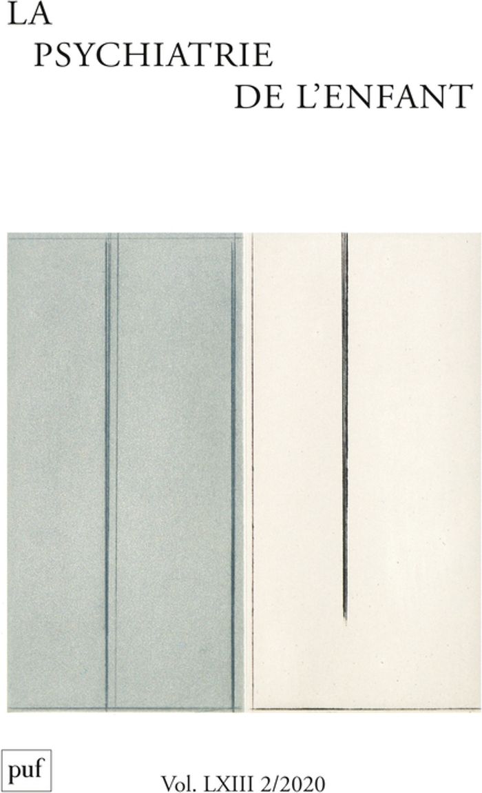 Couverture du livre « LA PSYCHIATRIE DE L'ENFANT 2020, VOL. 63(2) - VARIA » de Xxx, librairie Les Contes Infusés à Corte