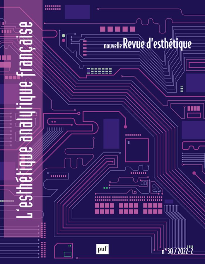 Couverture du livre « NOUVELLE REVUE D'ESTHETIQUE 2022, N  30 - L'ESTHETIQUE ANALYTIQUE FRANCAISE » de Xxx, librairie Les Contes Infusés à Corte