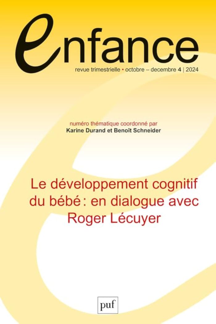 Couverture du livre « ENFANCE 2024, N.76(4) - VARIA » de Xxx, librairie Les Contes Infusés à Corte