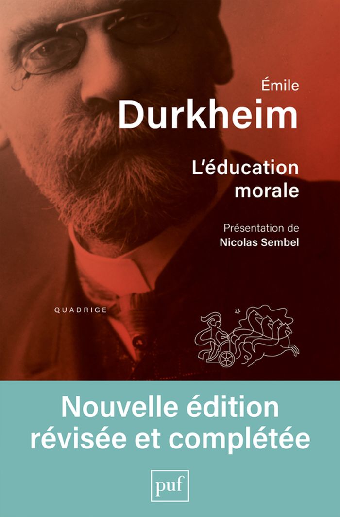 Couverture du livre « L'éducation morale » de Émile Durkheim, librairie Les Contes Infusés à Corte