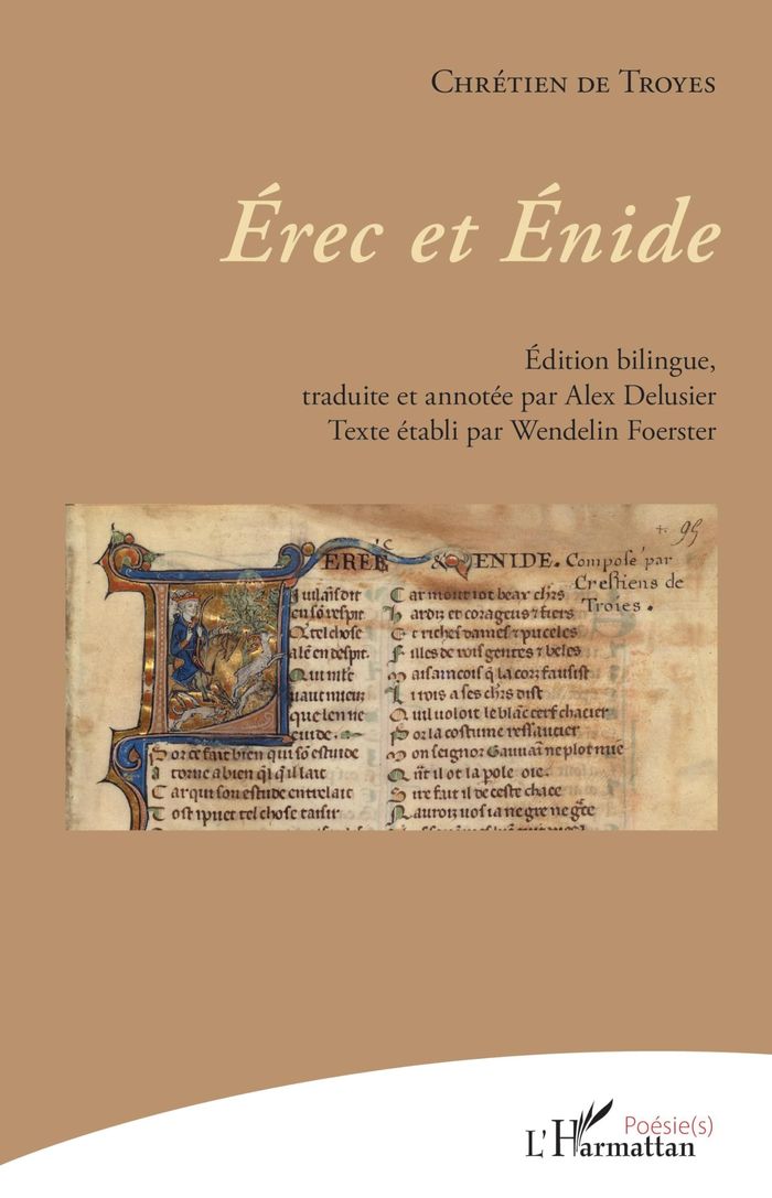 Couverture du livre « Érec et Énide » de Chrétien de Troyes, librairie Les Contes Infusés à Corte