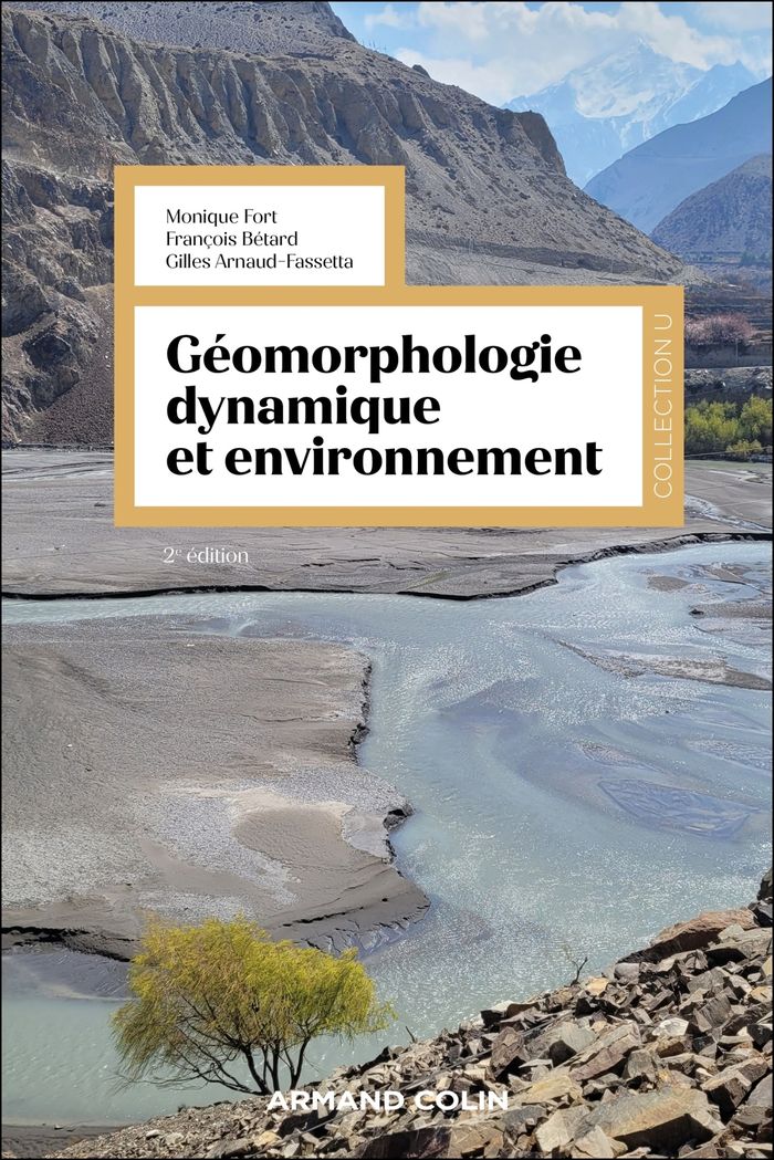 Couverture du livre « Géomorphologie dynamique et environnement : processus et relais dans les bassins versants » de Monique Fort, librairie Les Contes Infusés à Corte