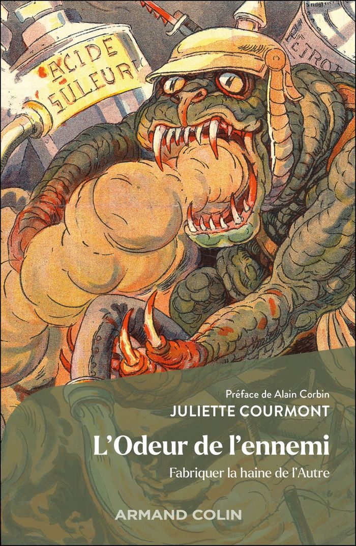 Couverture du livre « L'odeur de l'ennemi : fabriquer la haine de l'autre », librairie Les Contes Infusés à Corte