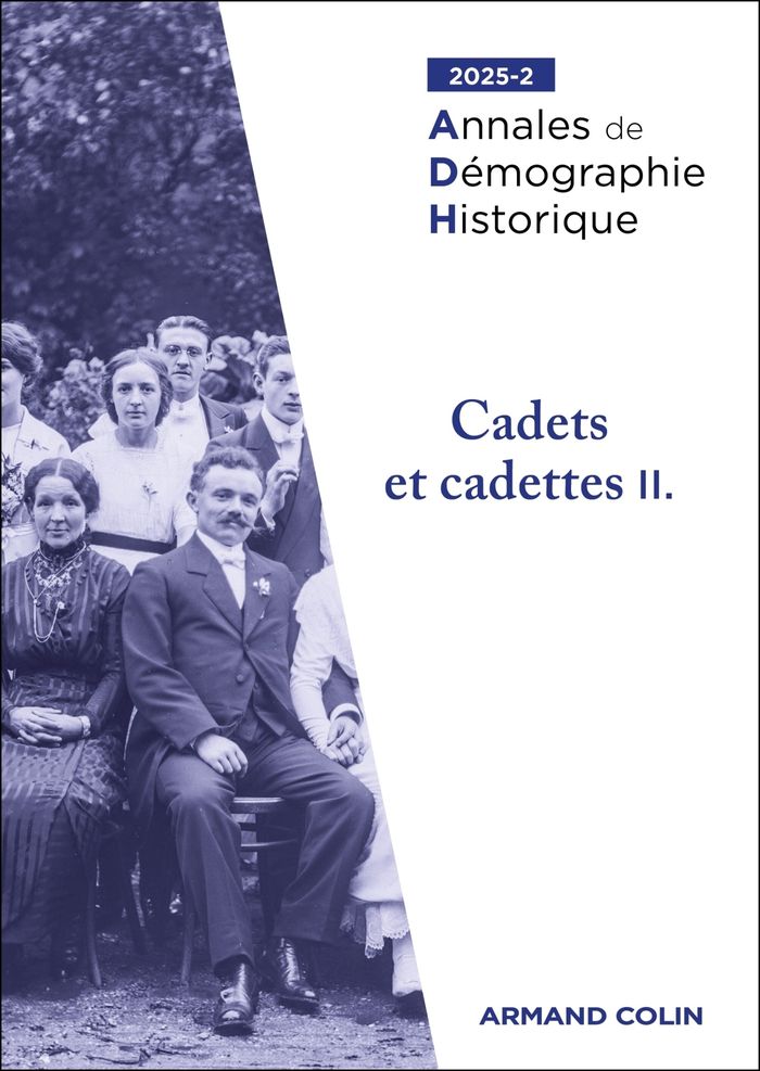Couverture du livre « ANNALES DE DEMOGRAPHIE HISTORIQUE N 2/2025 » de Collectif, librairie Les Contes Infusés à Corte