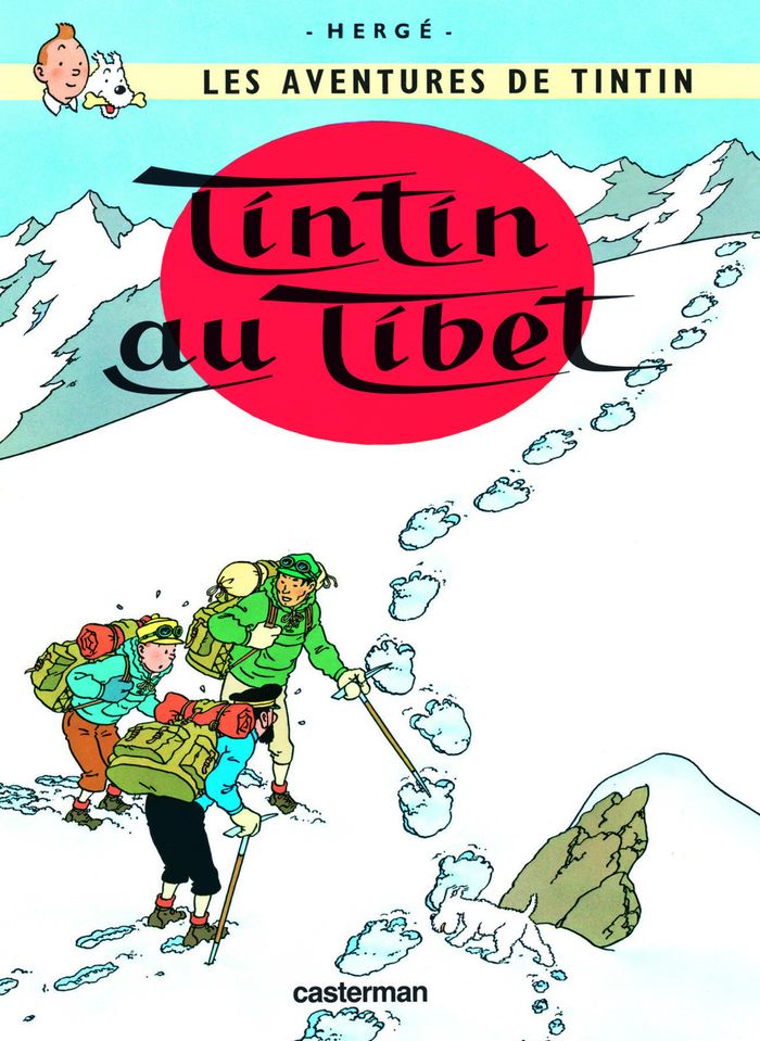 Couverture du livre « TINTIN - T20 - TINTIN AU TIBET » de Herge, librairie Les Contes Infusés à Corte